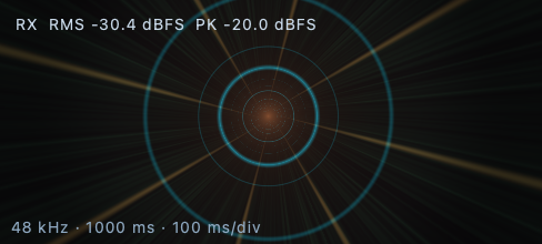 3D spectrum tunnel view